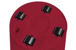 loft urban rond wielen 50cm veenbes rood